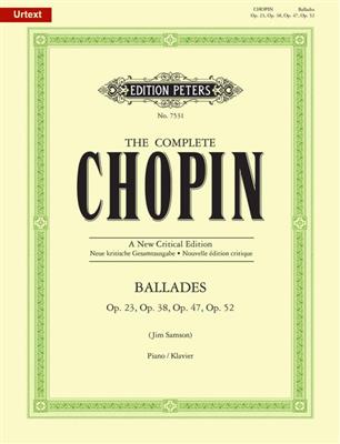 Frédéric Chopin: Balladen (New Critical Ed.): Solo de Piano