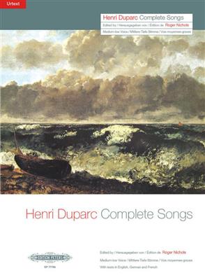 Henri Duparc: Complete Songs (Medium/Low Voice): Chant et Piano