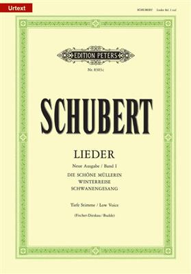 Franz Schubert: Lieder Volume 1 - Low Voice: Chant et Piano