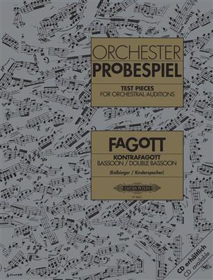 Orchester Probespiel Fagott: Solo pour Basson