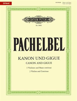 Johann Pachelbel: Canon And Gigue - Score And Parts: Cordes (Ensemble)