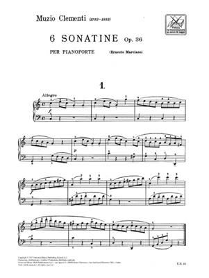 Muzio Clementi: 6 Sonatine Op. 36: Solo de Piano