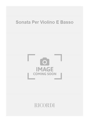 Giuseppe Tartini: Sonata Per Violino E Basso: Violon et Accomp.