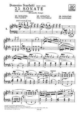 Domenico Scarlatti: 25 Sonates: Clavecin