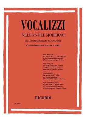 Vocalizzi Nello Stile Moderno. I Serie