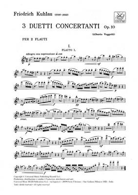 3 Duetti Concertanti Op. 10