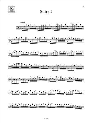Johann Sebastian Bach: 6 Suites Per Violoncello Solo Bwv 1007 - 1012: Solo pour Contrebasse