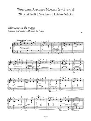 20 pezzi facili per pianoforte: Solo de Piano