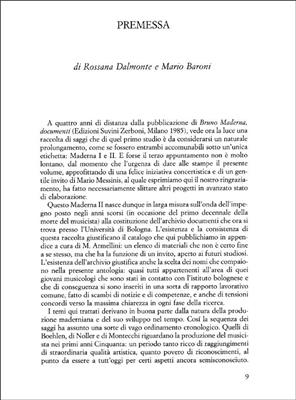 Bruno Maderna - Documenti