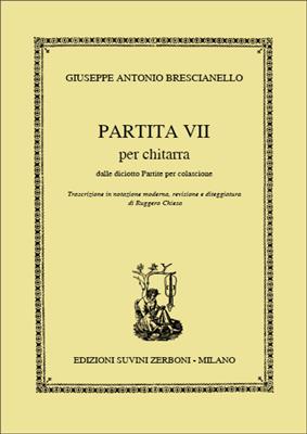 Giuseppe Antonio Brescianello: Partita 7: Solo pour Guitare