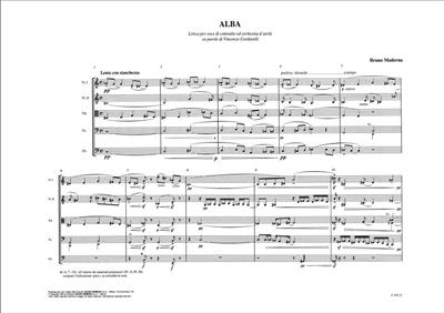 Bruno Maderna: Alba: Orchestre Symphonique