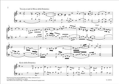 Girolamo Frescobaldi: Fiori musicali: Orgue