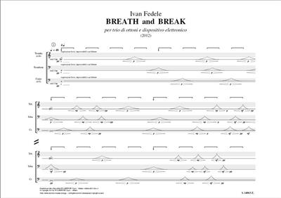 Ivan Fedele: Breath And Break: Ensemble de Cuivres