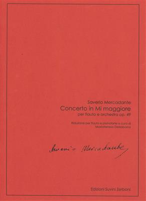 Saverio Mercadante: Concerto in Mi maggiore Op. 49: Flûte Traversière et Accomp.