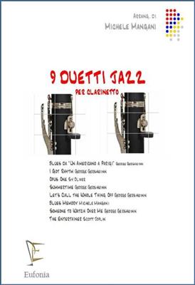 Michele Mangani: 9 Duetti Jazz: Duo pour Clarinettes