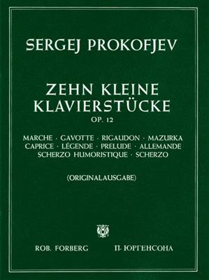 Sergei Prokofiev: 10 Kleine Klavierstücke Opus 12: Solo de Piano