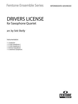 Drivers License: (Arr. Seb Skelly): Saxophones (Ensemble)