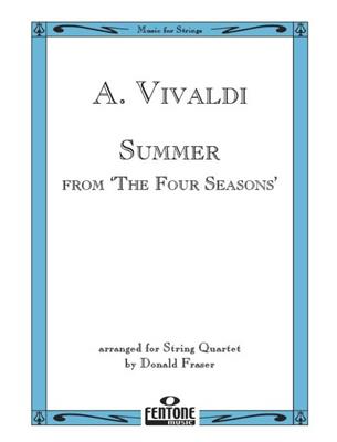 Antonio Vivaldi: Summer from 'The Four Seasons': (Arr. Donald Fraser): Quatuor à Cordes