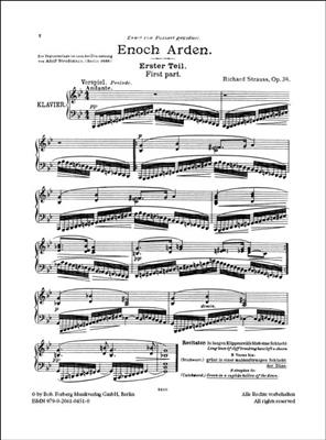 Richard Strauss: Enoch Arden, op.38: Chant et Piano
