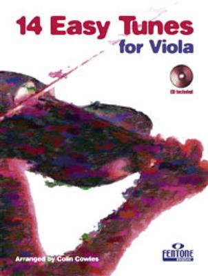 14 Easy Tunes for Viola: (Arr. Colin Cowles): Solo pour Alto