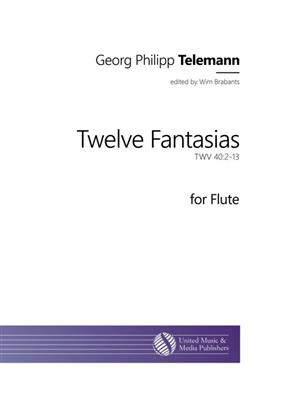 Georg Philipp Telemann: Twelve Fantasias: (Arr. Wim Brabants): Solo pour Flûte Traversière
