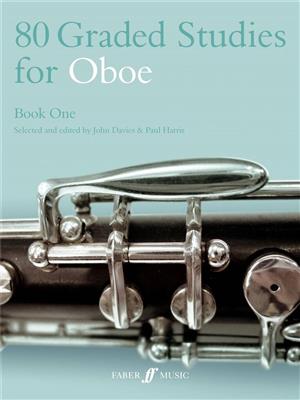 J. Davies: 80 Graded Studies For Oboe Book 1: (Arr. Paul Harris): Solo pour Hautbois