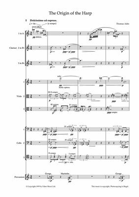 Thomas Adès: The Origin Of The Harp: Solo pour Harpe