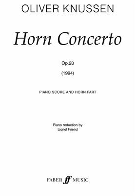 Oliver Knussen: Horn Concerto: Cor Français et Accomp.