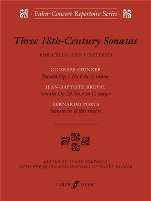 Jean-Baptiste Breval: Three 18th-Century Sonatas: Violoncelle et Accomp.