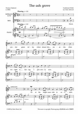 Music of the Valleys: (Arr. Peter Allwood): Chœur Mixte et Piano/Orgue