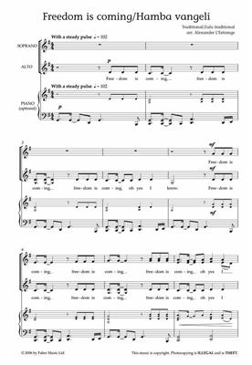 More Songs of a Rainbow Nation: (Arr. Alexander L'Estrange): Voix Hautes et Piano/Orgue