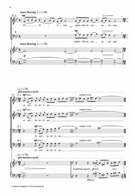 Matthew Martin: O Oriens. and organ: Chœur Mixte et Piano/Orgue