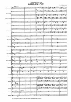 Modest Mussorgsky: Coronation Scene.: Brass Band
