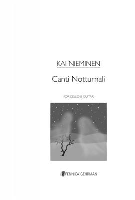 Kai Nieminen: Canti notturnali: Violoncelle et Accomp.