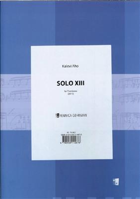 Kalevi Aho: Solo XIII: Solo pourTrombone