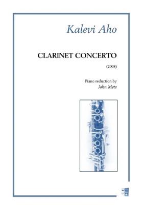 Kalevi Aho: Clarinet Concerto (2005): Clarinette et Accomp.