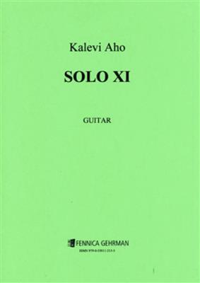 Kalevi Aho: Solo XI: Solo pour Guitare