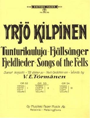 Yrjö Kilpinen: Fjellieder op. 53 Band 2: Chant et Piano