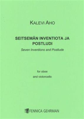 Kalevi Aho: Seven Inventions And Postlude: Hautbois et Accomp.