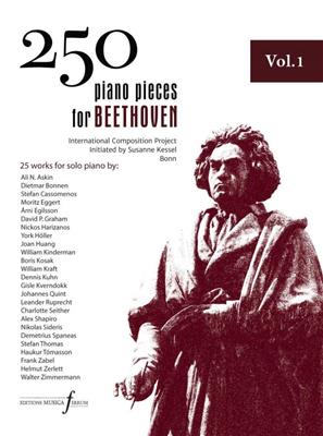 250 Piano Pieces For Beethoven - Vol. 1: Solo de Piano