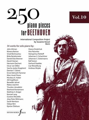 250 Piano Pieces For Beethoven - Vol. 10: (Arr. Nikolas Sideris): Solo de Piano