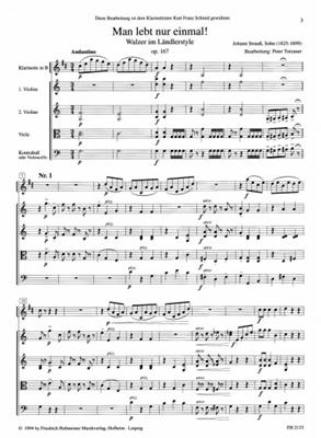 Johann Strauss Jr.: Man lebt nur einmal: (Arr. TOTZAUER): Ensemble de Chambre