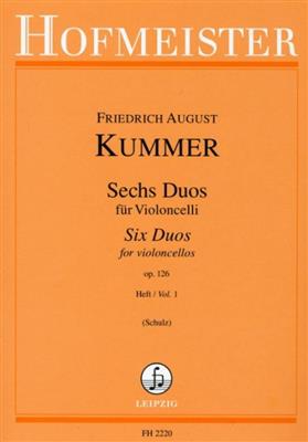 Friedrich August Kummer: 6 Duos, op. 126 (Schulz) - Heft 1: Solo pour Violoncelle