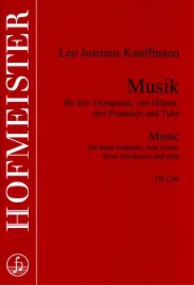 Leo Justinus Kauffmann: Musik für 3 Trompeten, 4 Hörner, 3 Posaunen, Tuba: (Arr. Janetzky): Ensemble de Cuivres
