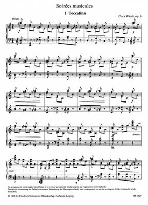Clara Wieck: Soirées musicales op. 6: (Arr. Joachim Draheim): Solo de Piano