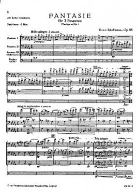 Ernst Schiffmann: Fantasie, op. 66: Trombone (Ensemble)