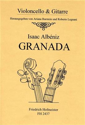 Isaac Albéniz: Granada: (Arr. Burstein): Violoncelle et Accomp.