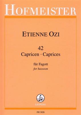 Etienne Ozi: 42 Capricen: Solo pour Basson