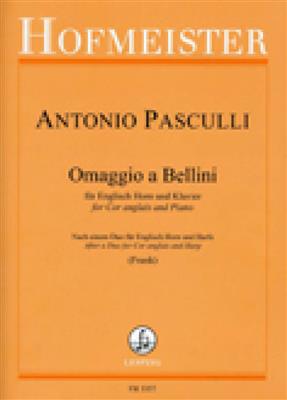 Antonio Pasculli: Omaggio a Bellini: Hautbois et Accomp.