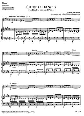 The Singing double bass: (Arr. Jeffrey Bradetich): Contrebasse et Accomp.